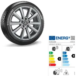 195/60 R16 89H Volkswagen Taigo T-Cross Winterkomplettrad Leichtmetallfelge Cont