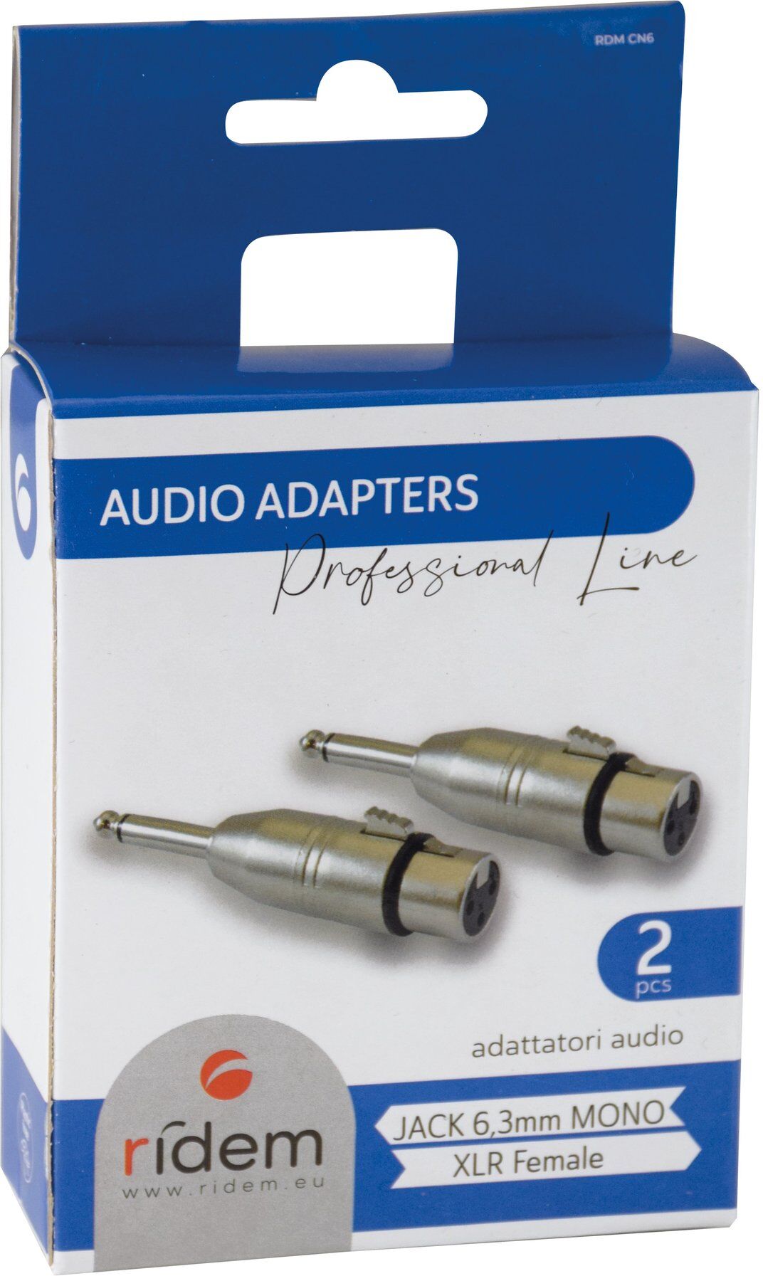 Connettore audio Ridem Rdm Cn6 Silver