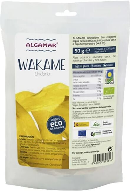 Algamar Algas Wakame Eco 50g