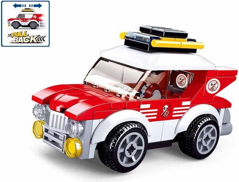 Sluban Terugtrekauto Rallymodel M38-B1083