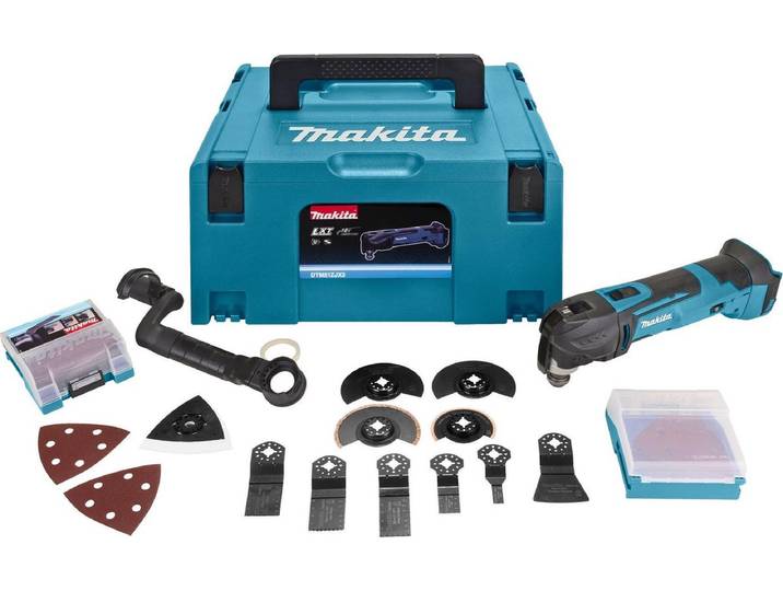 Makita DTM51ZJX3 Multitool - Oscillerend - 18 V - Incl. koffer en 16 accessoires - Losse Body (geleverd zonder accu en lader)