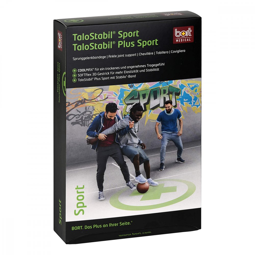 Bort GmbH Bort Talostabil Sport Bandage small schwarz/grün 10207794