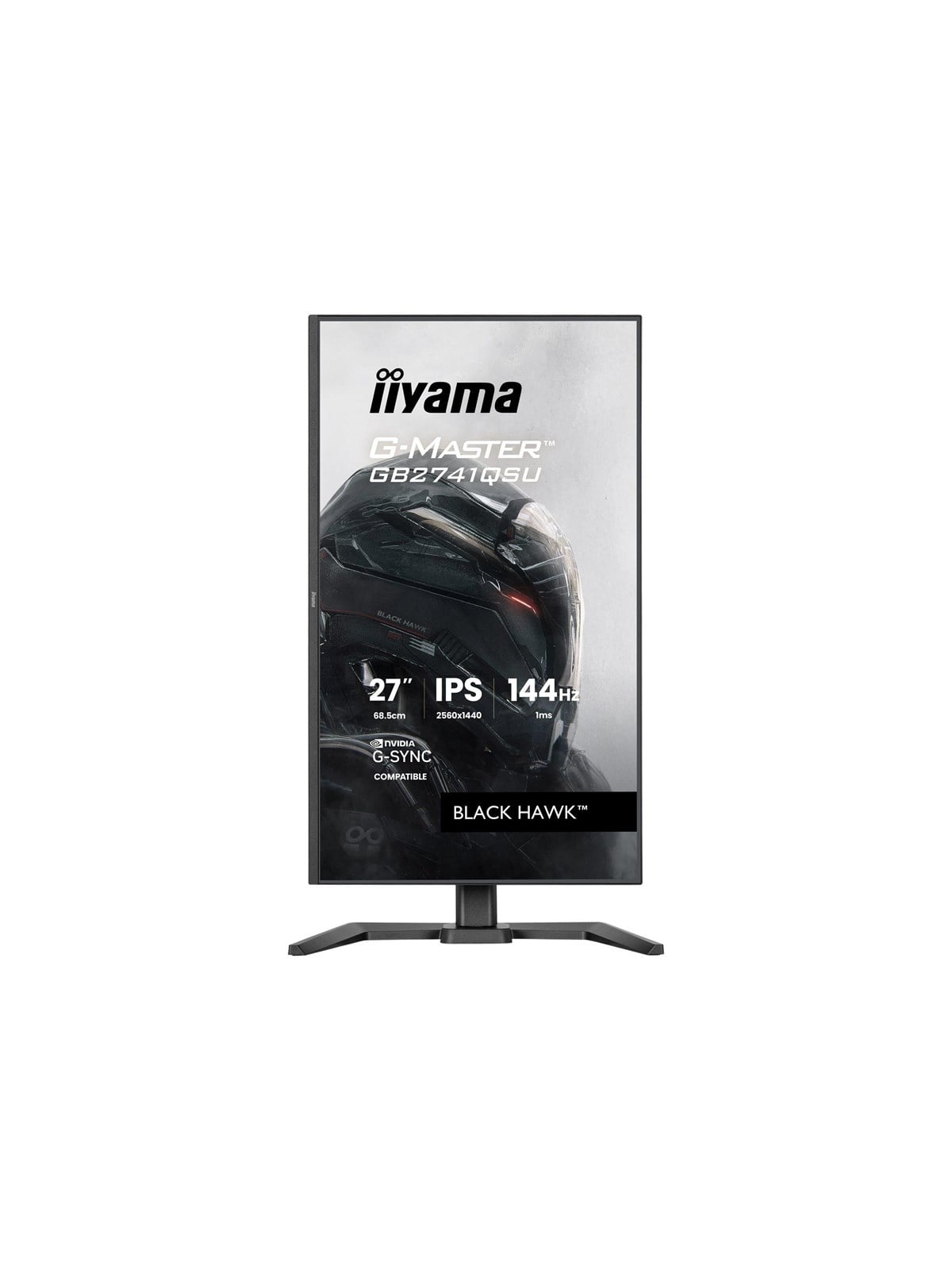 27" iiyama G-MASTER Black Hawk GB2741QSU-B1 - LED monitor - 27"