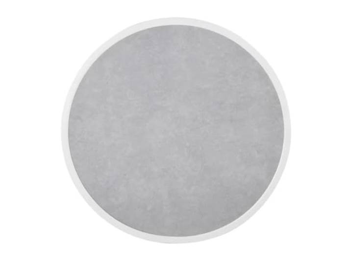 Bolero - DL485 Tischplatte, Glasfaser, rund, Steinoptik, 580 mm, grau