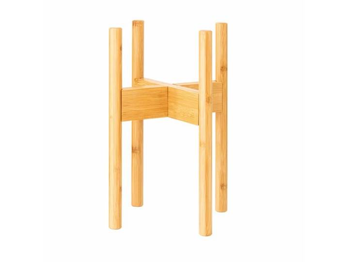 Support de Plantes en Bambou - Support pour Pots de Fleurs Réglable en Bambou - pour l'Intérieur et l'Extérieur - Beige