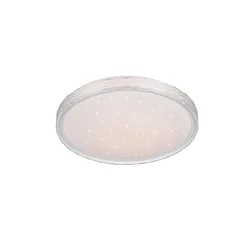 LED Deckenleuchte Deckenlampe Wohnzimmerlampe Metall weiß Dimmbar LED D 39 cm