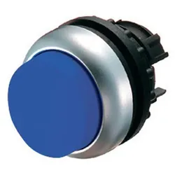 Eaton 216802 Leuchtdrucktaste, RMQ-Titan, hoch, rastend, blau, unbeschriftet, Frontring Titan M22-DRLH-B  - 5 Stück