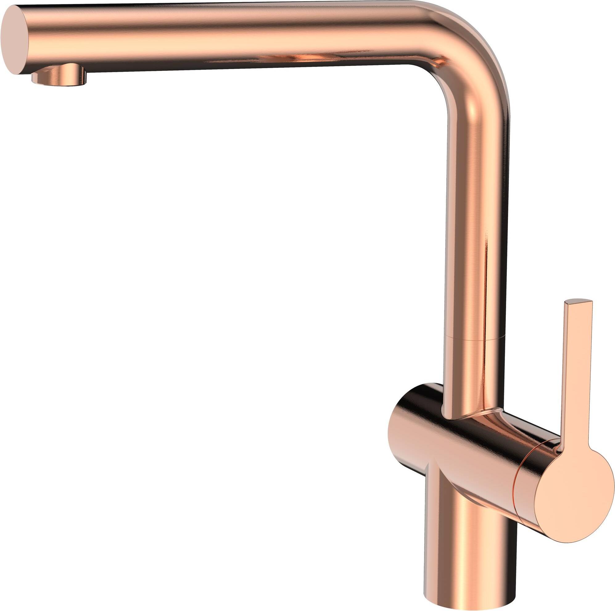 Caressi Eco keukenmengkraan recht met koude start copper pvd