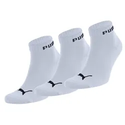 Puma Quarter Socken 3-Pack weiß - 39-42 - 39-42