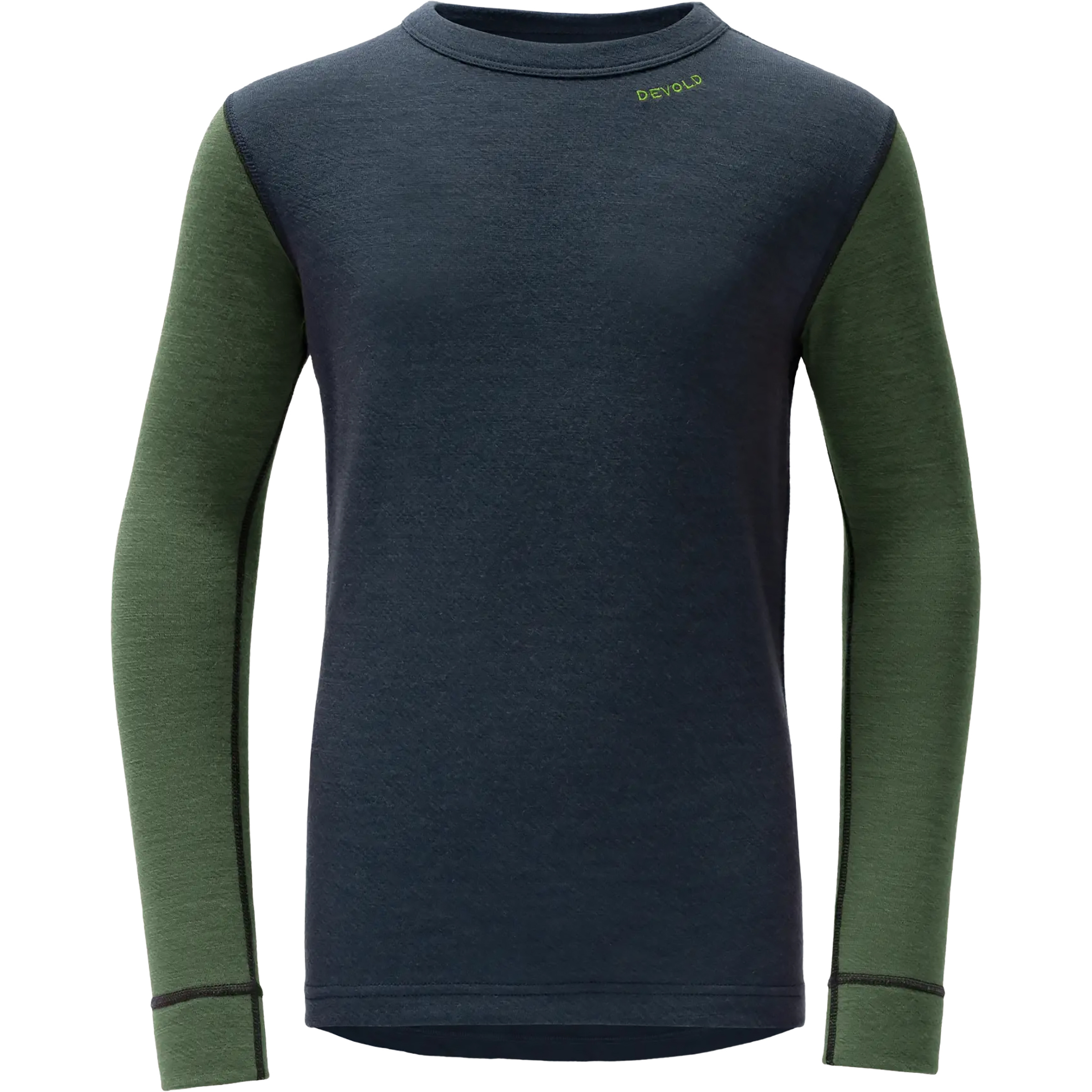 Devold Expedition Merino Kinder Langarm Unterhemden blau Größe 164 Elastisch Merinowolle