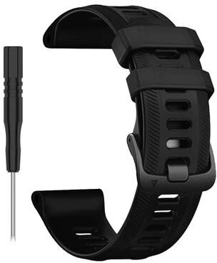 Inspired Finds Sports Silicone Replacement Strap For Garmin Forerunner 965 955 945 935 745 22mm Soft, Durable, And Adjustable Watch B black for Forerunner 970