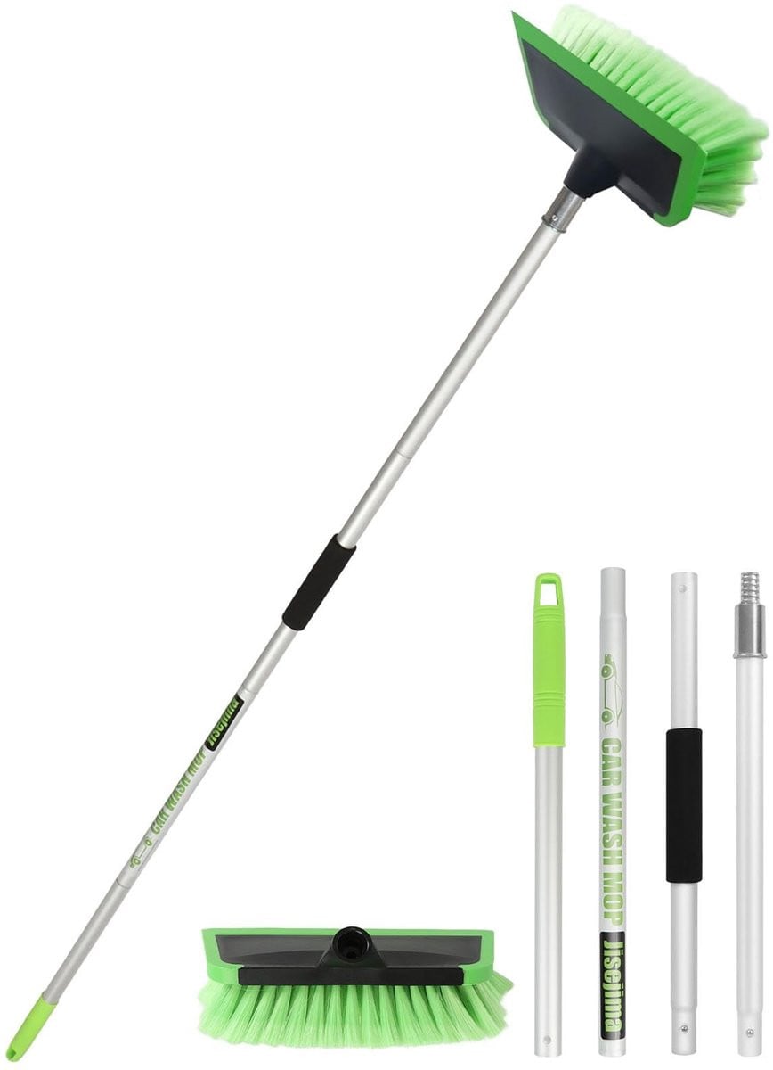 SolidKeus - Multifunctionele Auto Reinigingsborstel met Squeegee