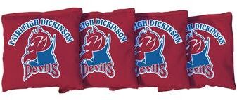 Skip's Garage FDU College at Florham Devils Red Cornhole Bags