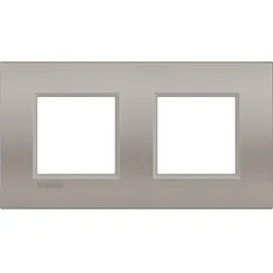 Legrand LNE4802M2SB Abdeckrahmen Light Air Europe: 2-fach, 2 x 2 Module, Farbe: Sand
