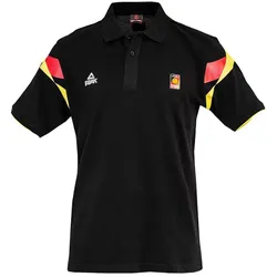 PEAK DBB Deutschland Basketball Poloshirt 2014/15 20070 - schwarz XS