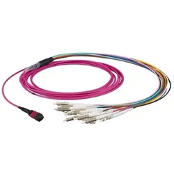 EFB Elektronik MTP¬-F/LC 12-Fasermatrix Patchkabel OM3,LSZH Aqua, 10m Anwendung: Geeignet für Übertragungsstrecken (10 m), Netzwerkkabel