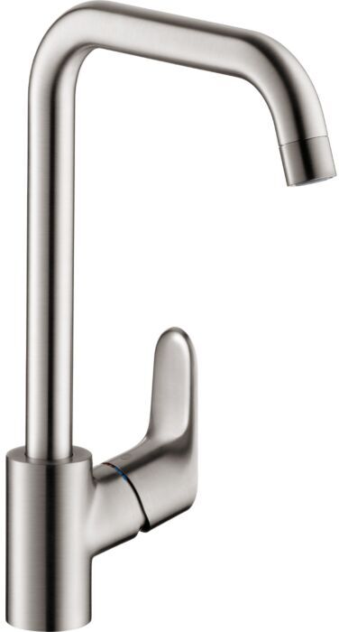 Hansgrohe Küchenarmatur Focus M41 260 1 jet 31822000 Niederdruck, schwenkbarer Auslauf, chrom