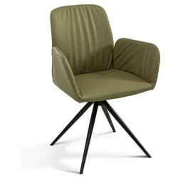Musterring Stuhl Nando Leder Grün Jade
