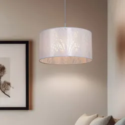 Design Hänge Leuchte weiß Baum Dekor Wohn Zimmer Beleuchtung Pendel Strahler Decken Lampe Globo 15387H