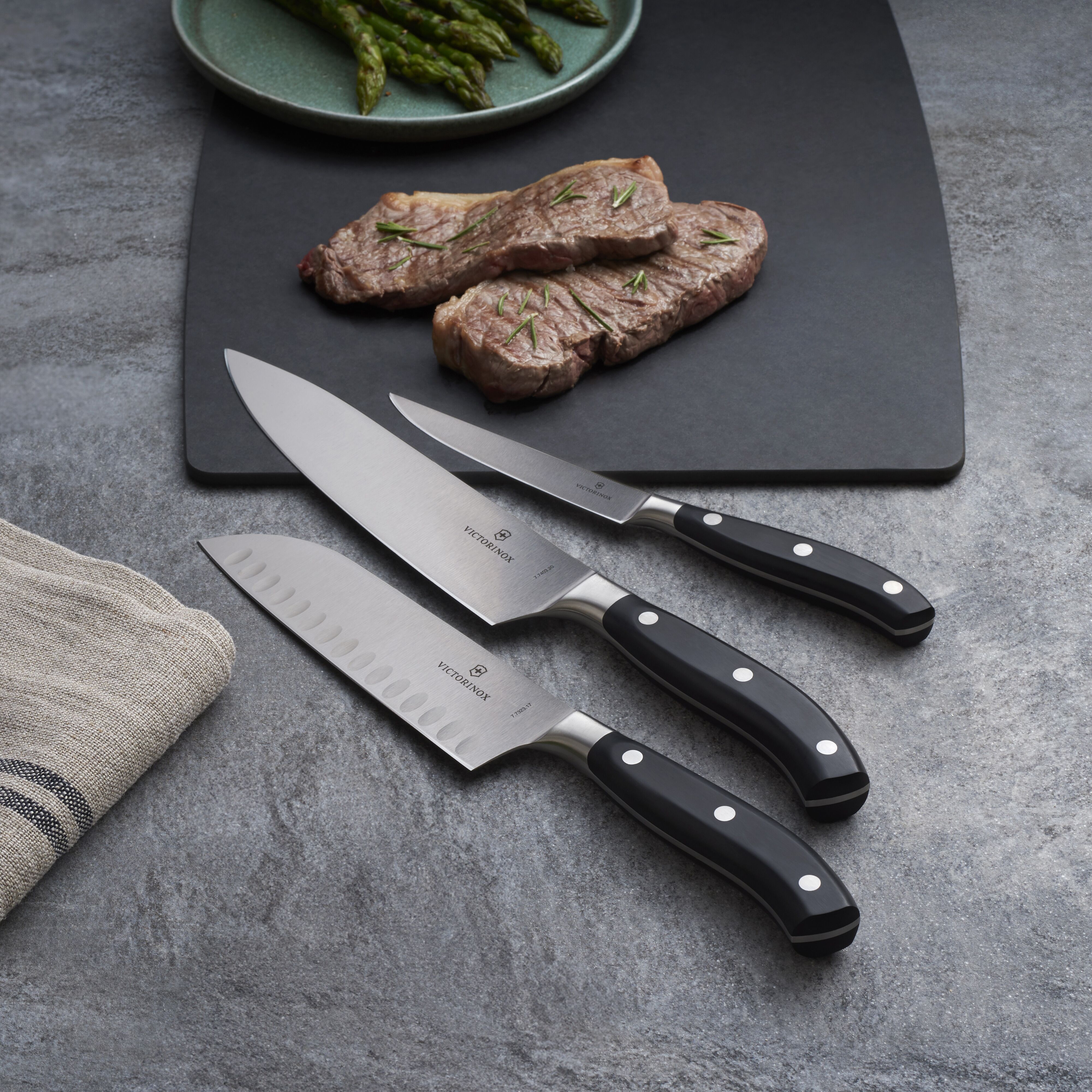 Victorinox GRAND MAÎTRE - Koksmes - Mes: 150mm zwart
