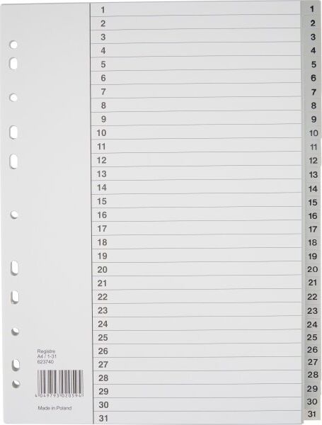 Budget Register   A4   Plast   1-31
