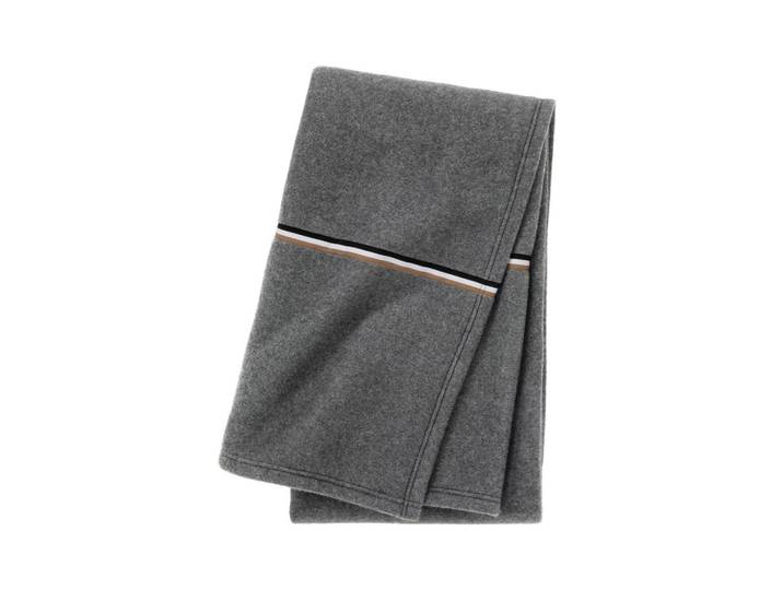Hugo Boss Plaid, Grau, Textil, 130x170 cm, Heimtextilien, Wohntextilien, Decken, Plaids
