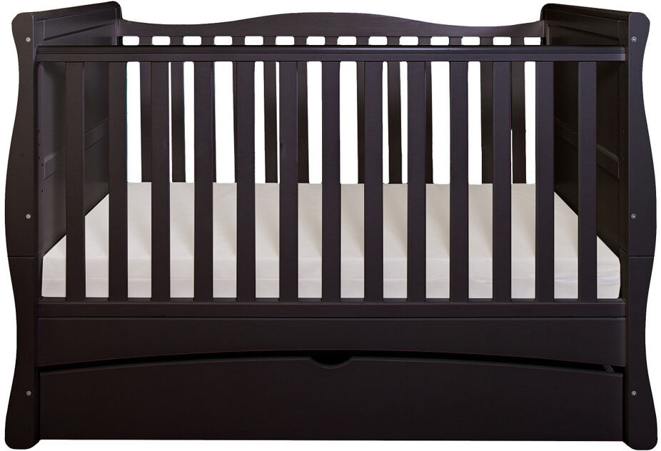 VICULII Gilbert Gilbert Sleigh Cot Bed Black Standard