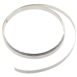Schmuckdraht, flach, silber, 1 m