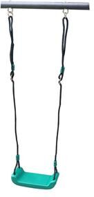 Outdoor Swing Set w/Durable Metal and Plastic, Safe Play Equipment w/Face-to-Face Swing, Basketball Hoop and Soccer Net