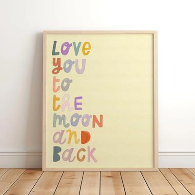 Uplift Picks Unicorn Nursery Wall Art Magical Quote Canvas Print For Kids Room Decor 07 40x60 Cm no Frame