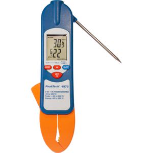 PeakTech Infrarot-Thermometer P 4970, -35 bis 260°C, LC-Display, 1-Punkt-Laser