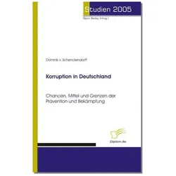 Korruption in Deutschland, Fachbücher von Dominik von Schenckendorff