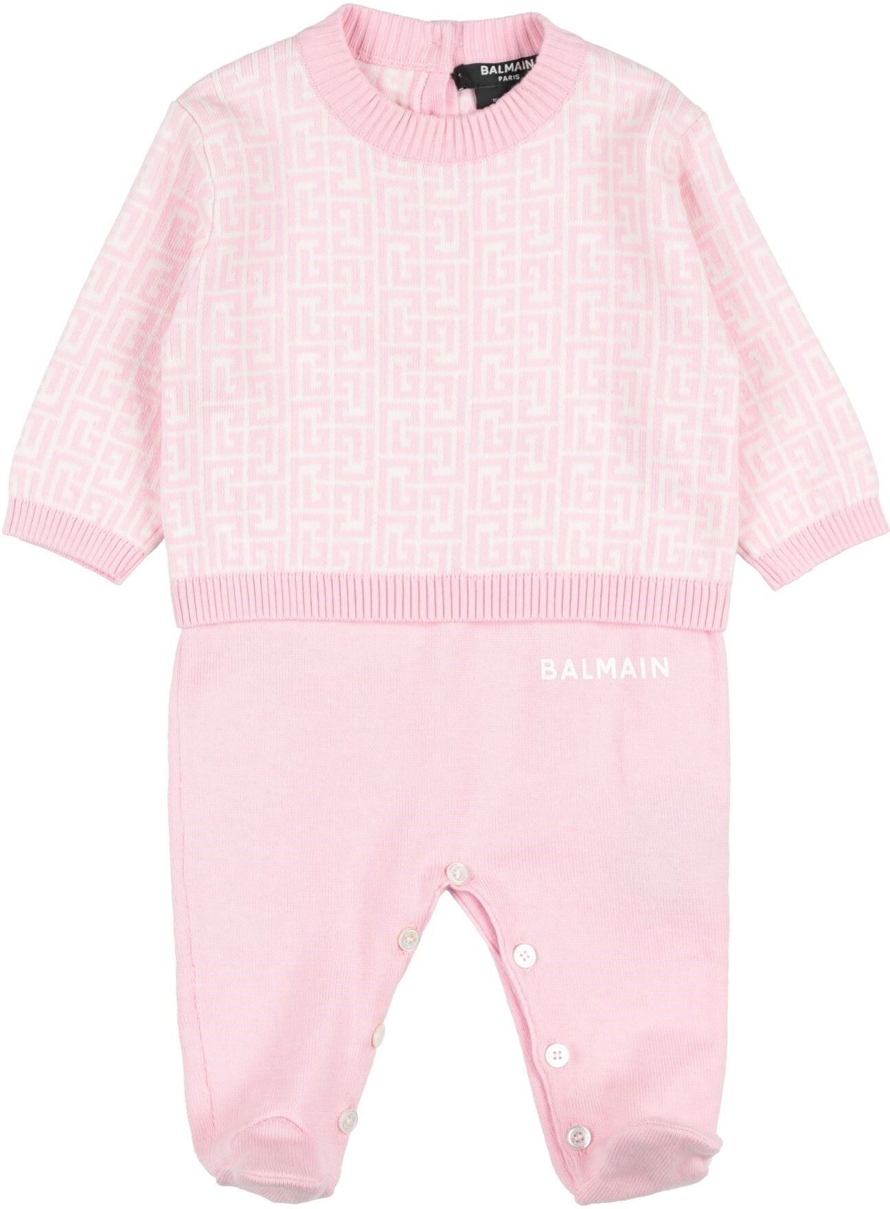 Balmain Pelele y peto de bebé Chica Rosa 12,18,24,3,6,9 Chica