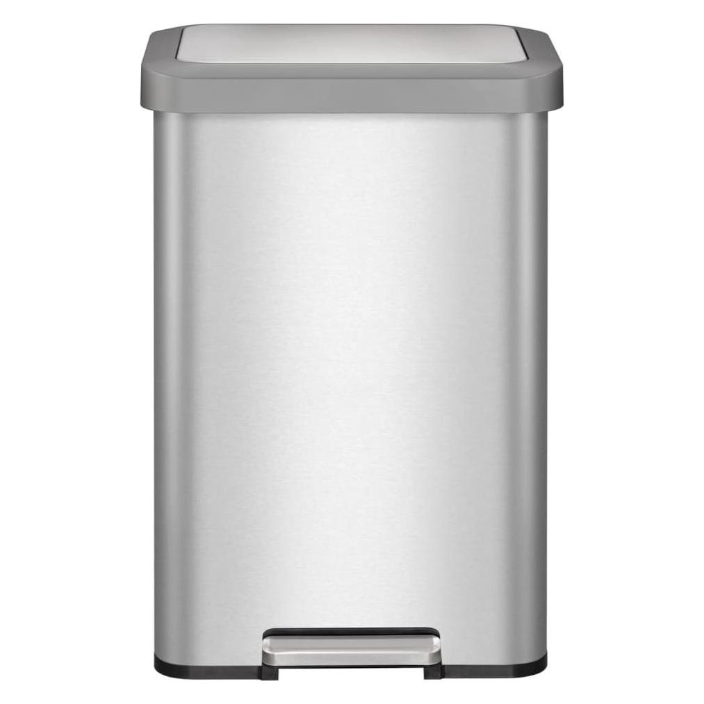 EKO Treteimer Cozy Bin Tritt Mülleimer Edelstahl 45 L inklusive Inneneimer, Mülleimer aus gebürstet (45 l) (23445250)