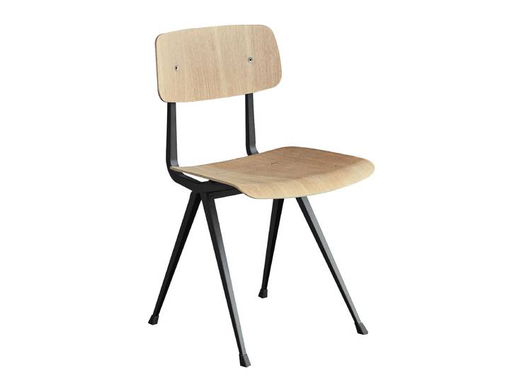 HAY - Result Chair, Eiche matt / schwarz