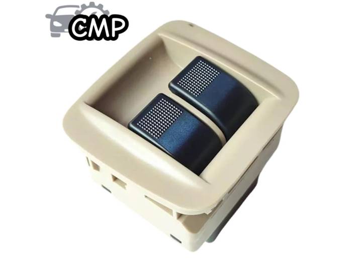 Bouton de commande de lève-vitre électrique pour console centrale (beige) NC11-66-350B-80, compatible avec Mazda Miata 1999-2000, pièce de rechange pour vitre de voiture