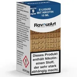 FlavourArt Cappuccino Liquid 10ml / 9mg