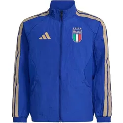 ADIDAS Kinder Fanjacke Italien Kids Anthem, Größe 116 in Blau Blau