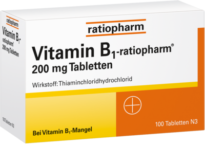 ratiopharm GmbH VITAMIN B1-RATIOPHARM 200 mg Tabletten 100 St 01586054