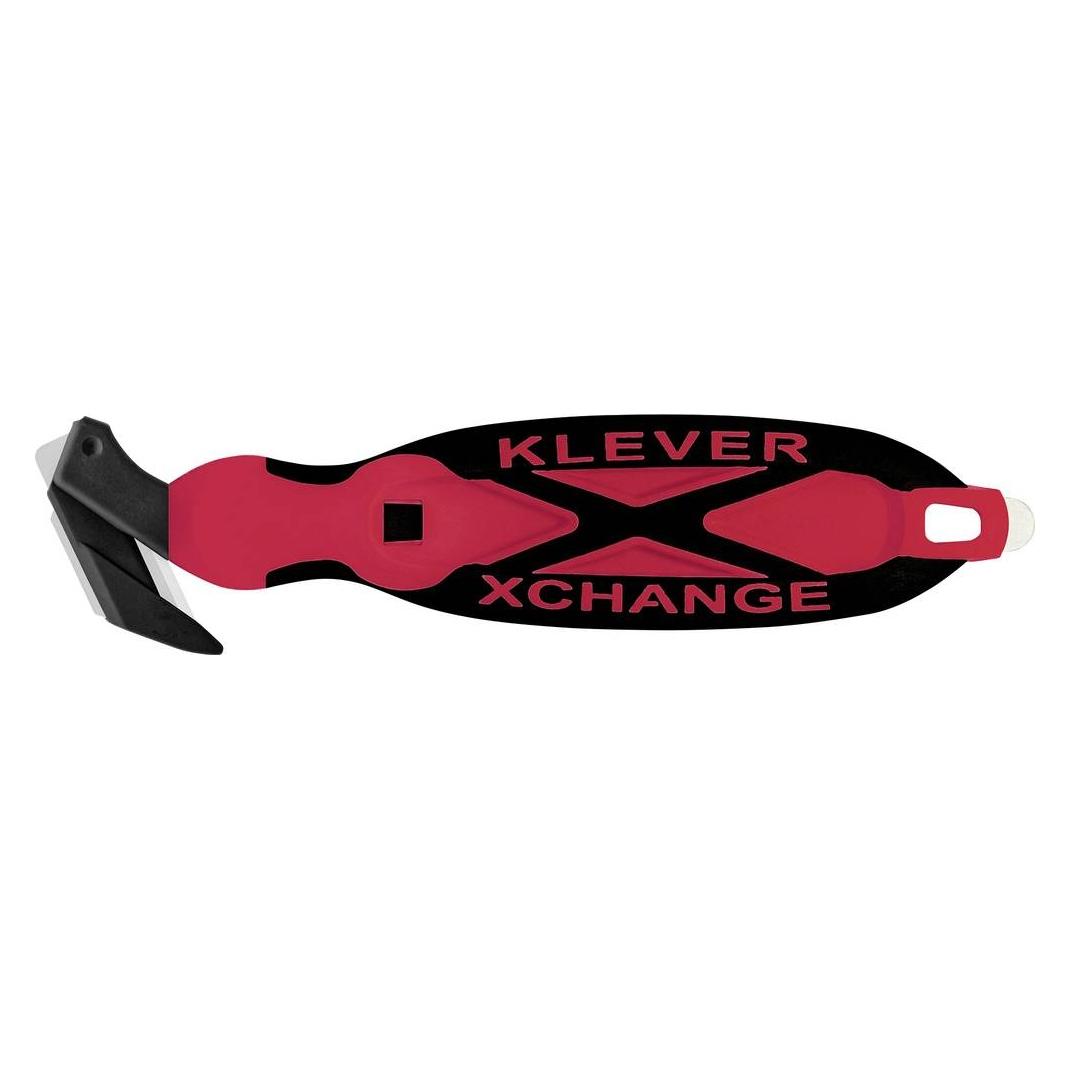 Klever KCJ-XC-35R XChange 35 Sicherheitsmesser Rot-Schwarz, 10 St. (KCJ-XC-35R)