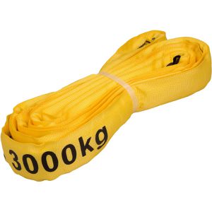Conacord Rundschlinge 186038, Umfang 4 m, 2m Länge, EN 1492-2, gelb, Traglast 3 Tonnen