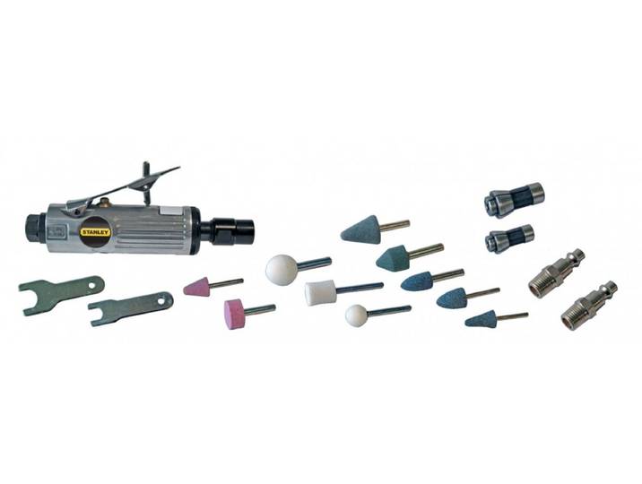 Stanley pneumatische stiftslijper + accessoires