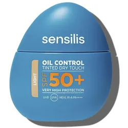 Sensilis, Sonnencreme, Ölregulierende getönte Sonnencreme mit Trocken-Touch-Effekt (SPF 50+, 40 ml)