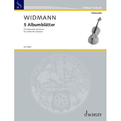 5 Albumblätter, von , Schott Music