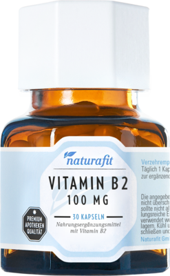 NaturaFit GmbH NATURAFIT Vitamin B2 100 mg Kapseln 8.2 g 13331129