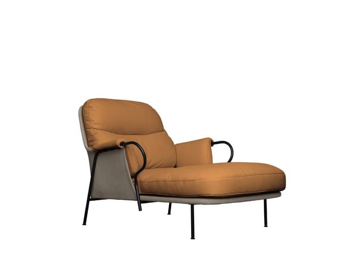 Fogia Lyra Sessel Leder Vintage Cognac