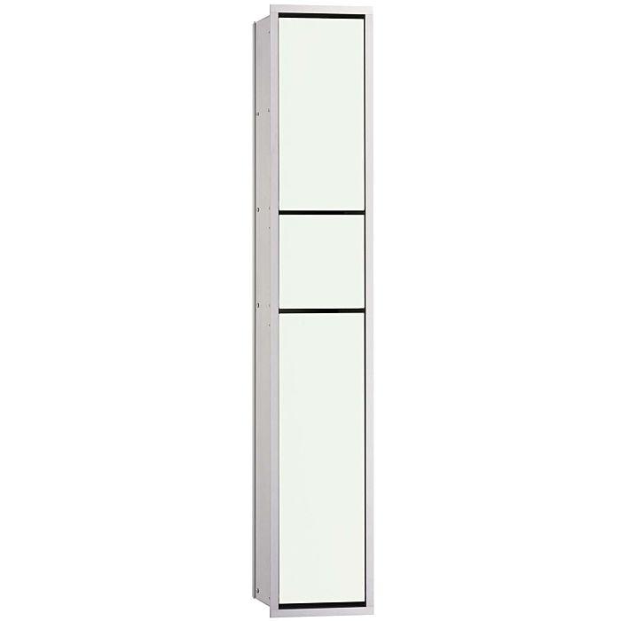 Emco Asis Unterputz WC Modul 976027470 aluminium/optiwhite, 964 mm