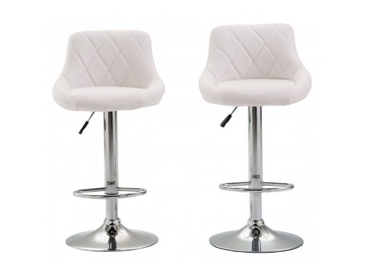 Barhocker JASPER 2er Set weiss