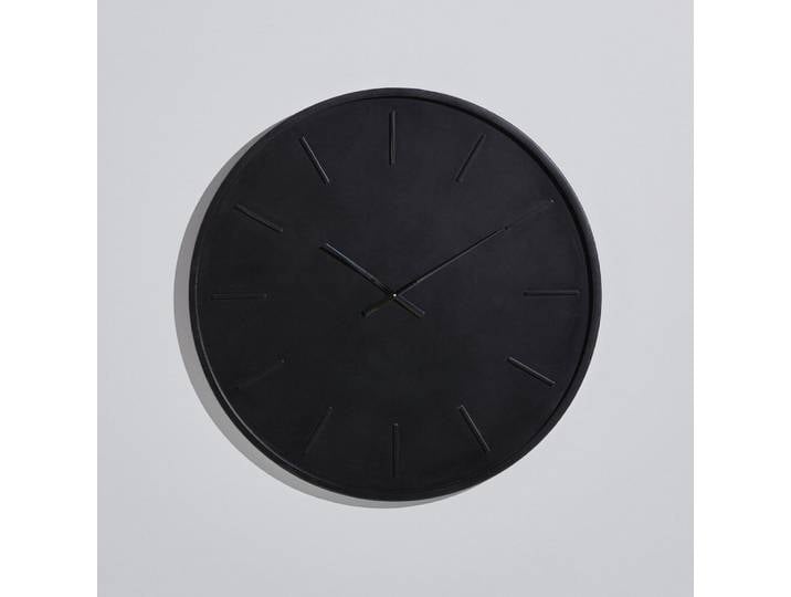Schwarze Stahluhr D80
