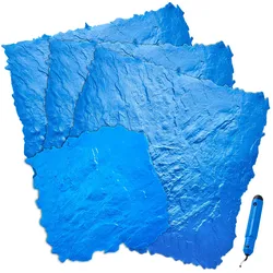 VEVOR Betonstempelmatte, 36 x 36 Zoll und 18 x 18 Zoll, 4 Stück Betonstrukturhaut Polyurethan-Stempel Steinfliesen-Strukturmatte, Schieferbodenabdruck Nahtlose Stempel-Betonformen für dekorative Außenbereiche
